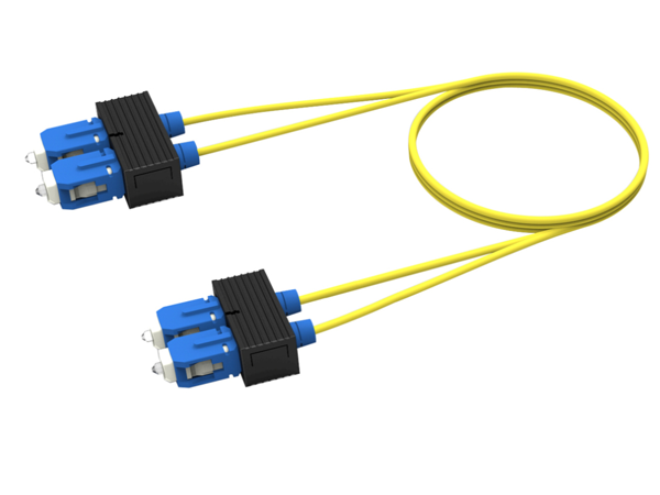 OS2 SC to SC, Fiber Patch Cord, 1.6 mm Duplex, Low Smoke Zero Halogen (LSZH)