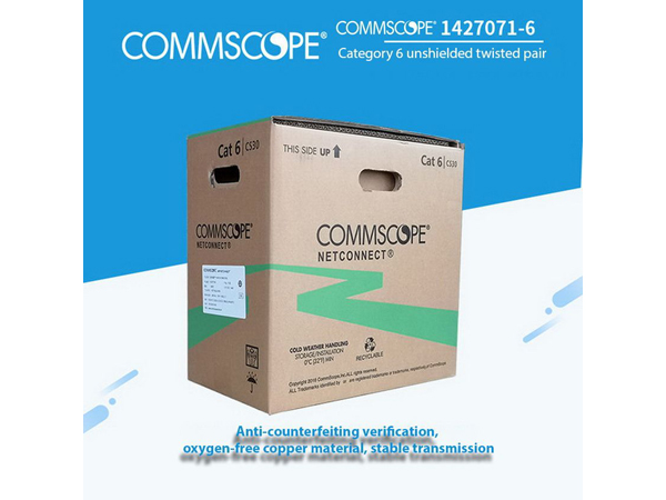 Cáp Mạng COMMSCOPE/ AMP Cat.6 UTP Màu Xanh Dương, 305m 1427071-6